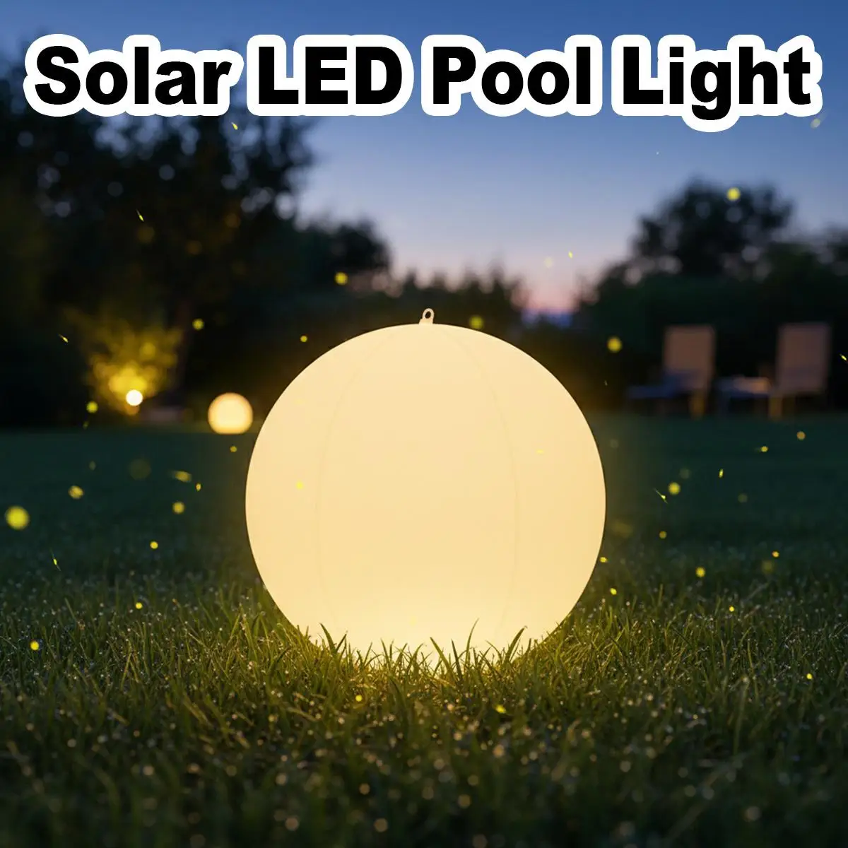 Solar Floating Pool Light Waterproof IP68 RGB LED Inflatable Globe Color Changing Lamp Outdoor Yard LandscapeDecor Lawn