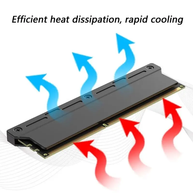 

652F радиатор охлаждения памяти радиатор для DDR5 DDR4 DDR3 настольный ПК модуль памяти перераспределение тепла