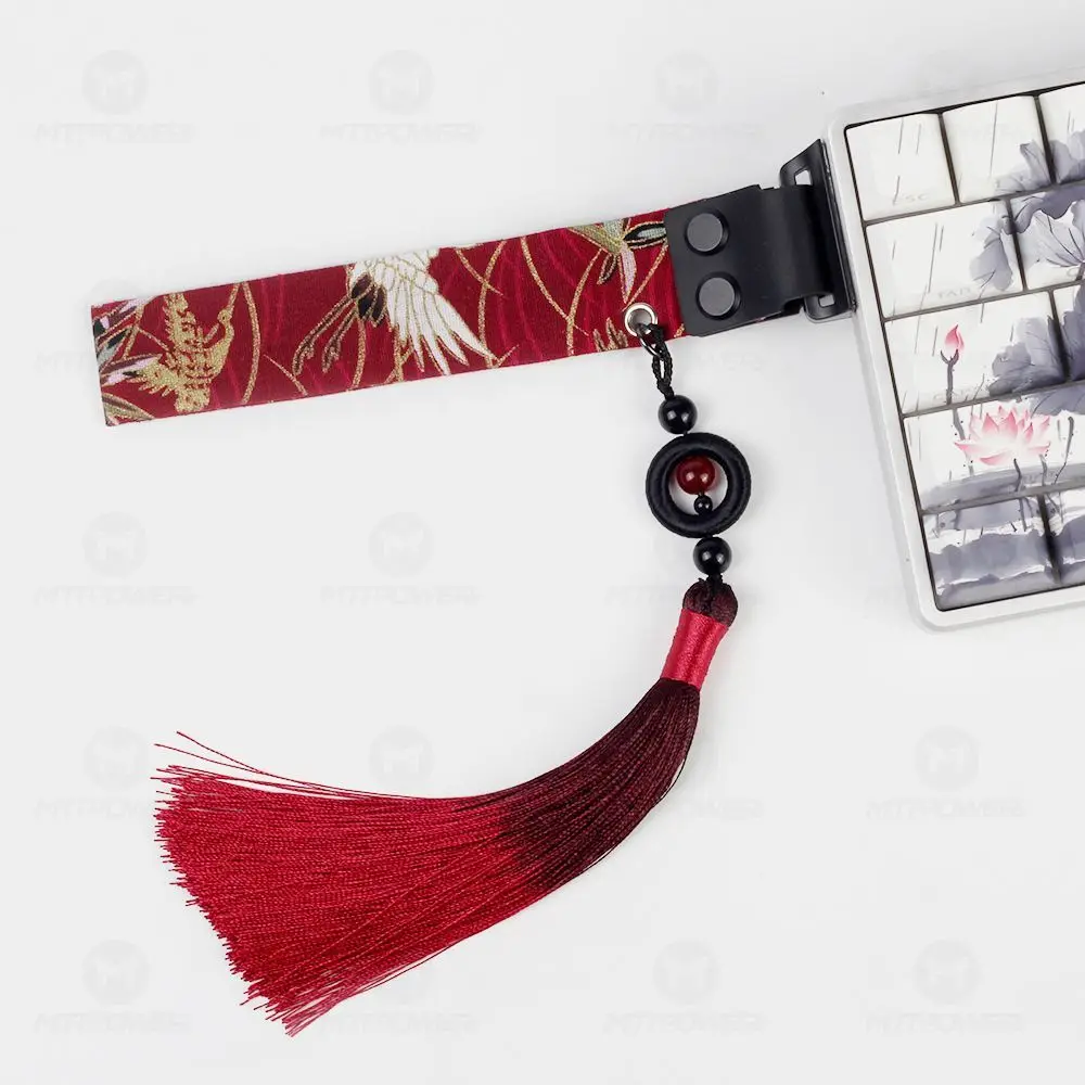 Keyboard Ribbon Mechanical Keyboard Strap Customization Magnetic Axis Keyboard Strap Wooting Atk68 Drunkdeer Decor With Tassels