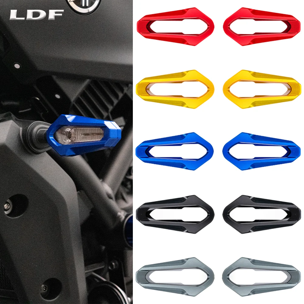 

Мотоциклетный передний/задний указатель поворота, защитный чехол для поворотника, подходит для Yamaha MT07 MT-07 2024 2025 MT 07 TRACER 7/GT