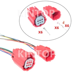 1 Set 6 Pins MWTRB-06-1A-R MWTPB-06-1A-R Auto Obd Diagnostic Elektrische Kabel Socket Auto Kleine Huidige Lage Power Connector