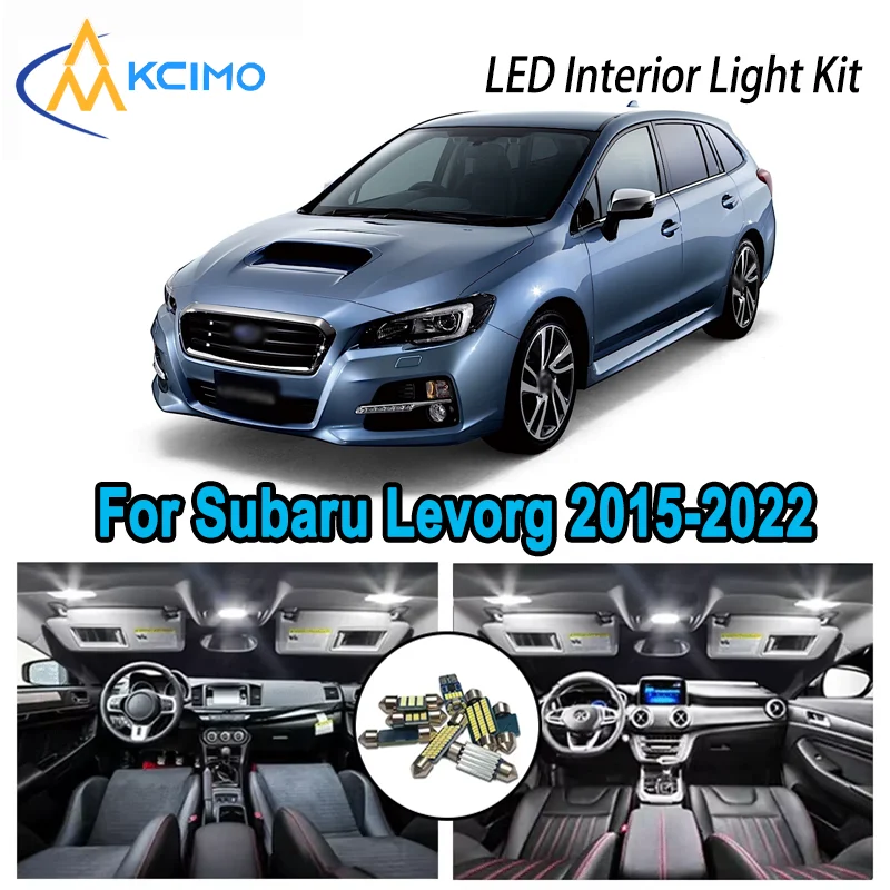 For Subaru Levorg 2015-2022 2016 2017 2018 Premium Bright LED Interior Dome Map Trunk Light Kit Car Led Lamps Canbus No Error