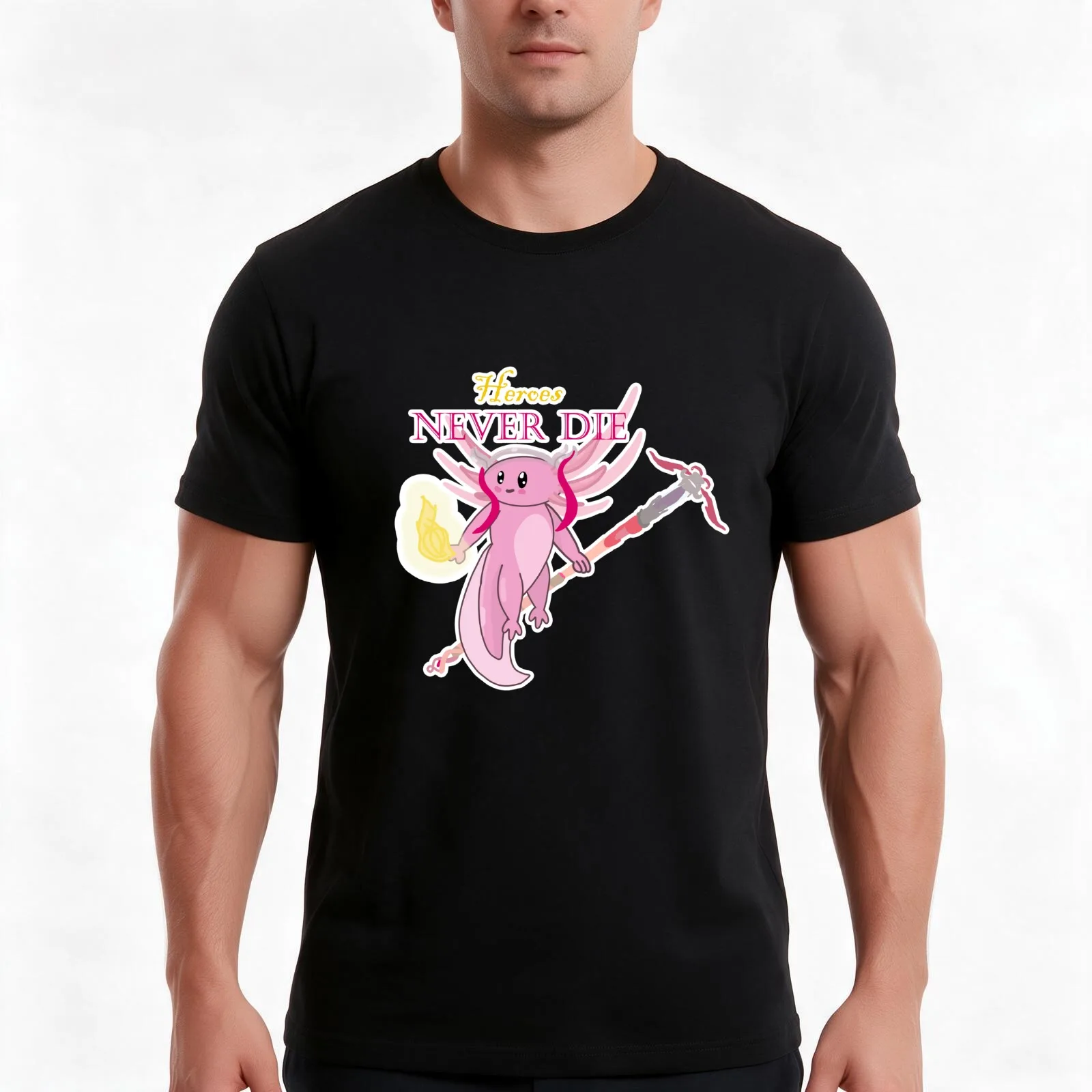 Bubbles Mercy Cosplay T-Shirt, Summer Casual Cotton Tee, Oversized Streetwear Tops, Vintage Graphic Print, Unisex Men Women