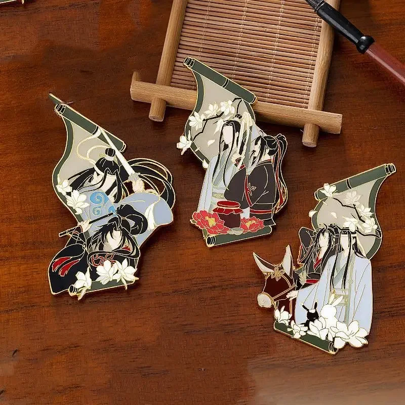 Wei Wuxian Badges Enamel Pins Women Brooch Mo Dao Zu Shi Anime Pendant Wedding Couples Metal Broches The Founder of Diabolism