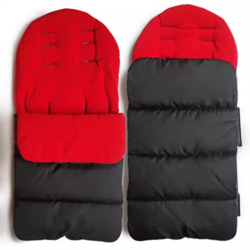 بطانية عربة أطفال شتوية عالمية مع بطانية قطنية إضافية وغطاء قدم سميك لعربة الأطفال للرضع #3