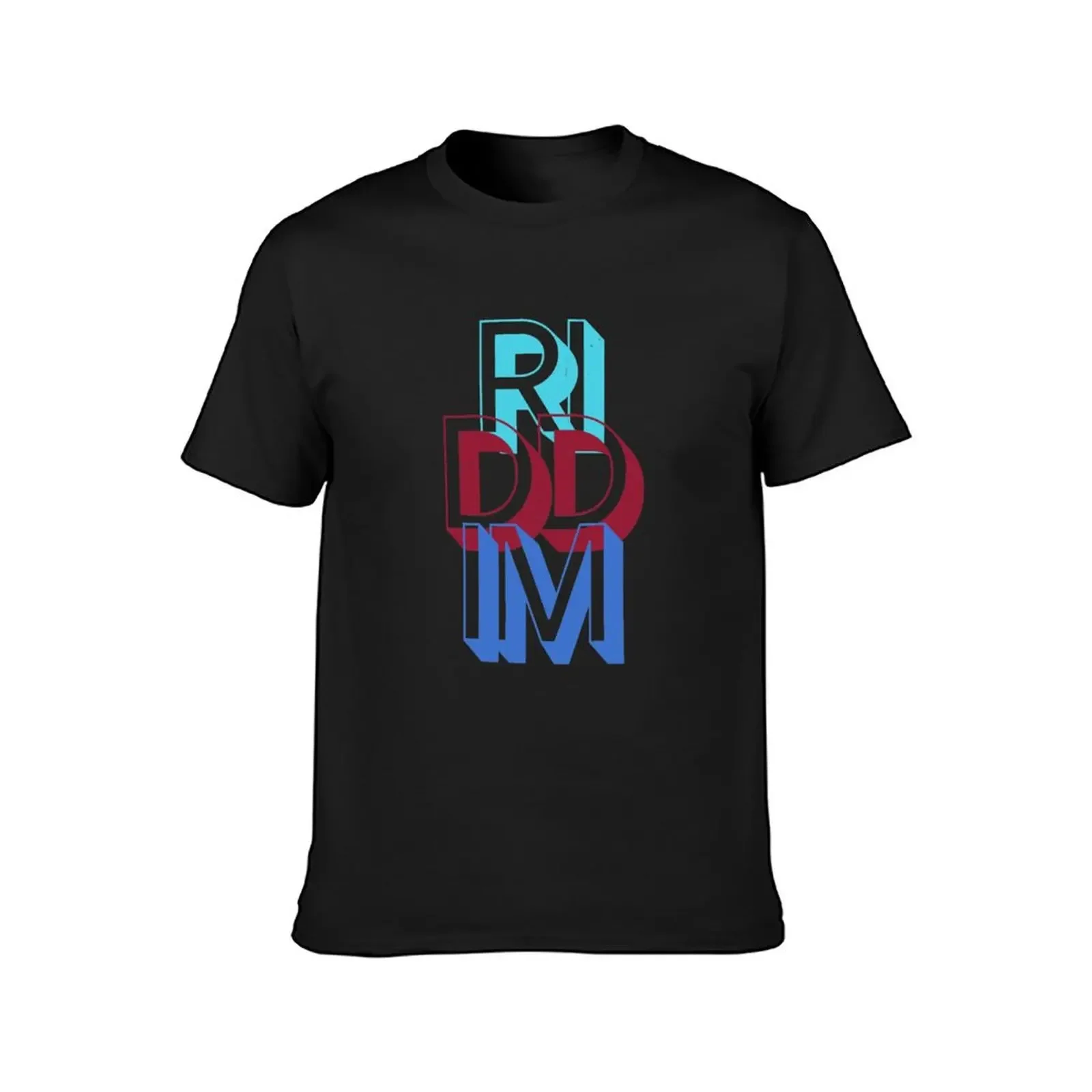 Riddim T-Shirt summer top kawaii clothes Aesthetic clothing tees men clothings