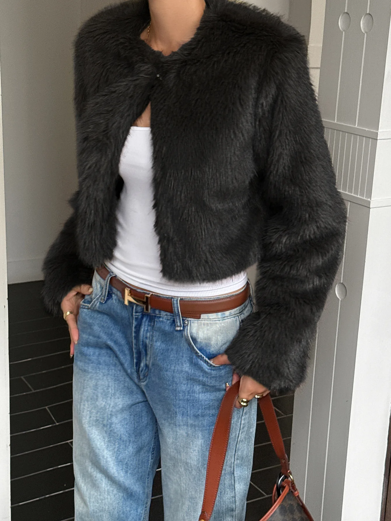 2025 여성 재킷 여성 의류 가을 겨울 재킷 캐주얼 단색 니트 코트 여성용 아우터웨어