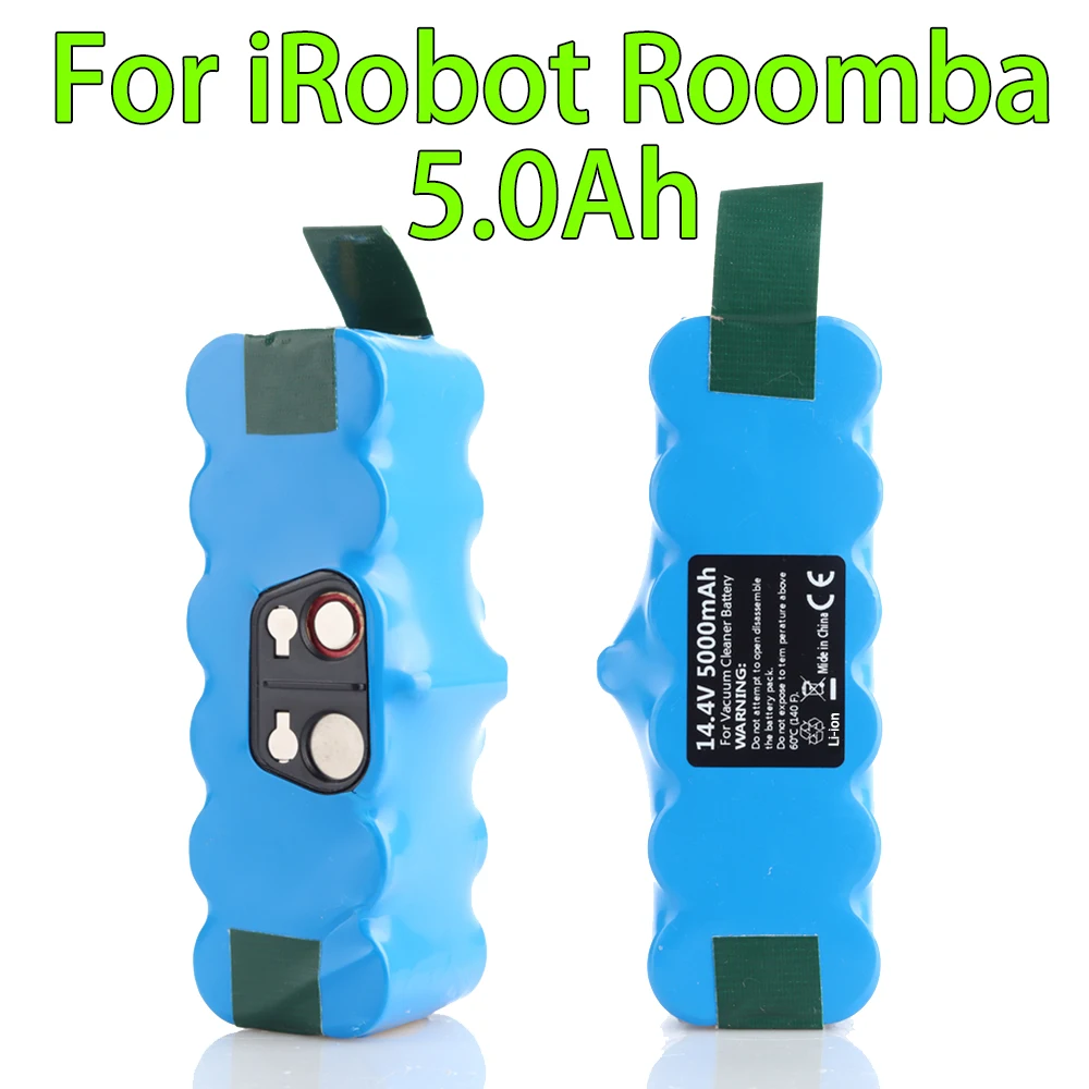 Batería Para iRobot Roomba, 14,4 V, 5000mAh, 800/900/500/600/700 Series 510/531/535/540/550/552/560/570/580/595 660/760/770