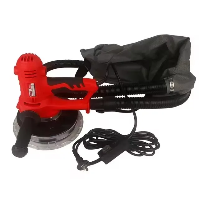 Tungfull Handheld Elektrische Gipsplaat Schuurmachine Stofzuigende Wandfrees LED Verlichting Schuurmachine Voor Gipsplaat Stopverf Wand