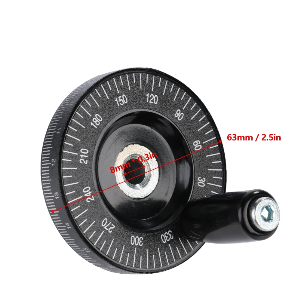 1 peça 63mm roda manual de baquelite sólida escala acessórios de máquinas mão, roda§, roda§, moagem, alça, mão, roda§, assar