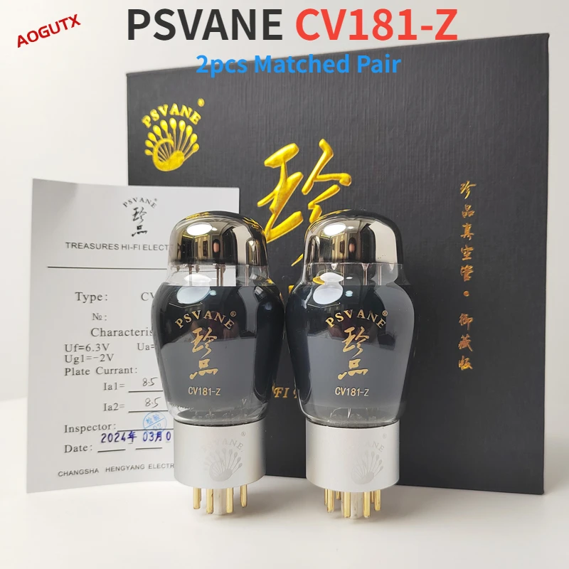 PSVANE CV181-Z Vacuum Tubes Replace 6SN7 6N8P CV181 Treasure Series Collector Edition Vintage Hifi Audio Tube AMP DIY New Pair