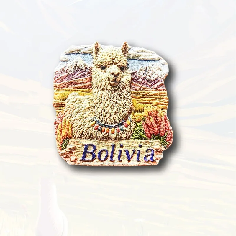 Bolivia Fridge Magnets Message Board Decorative South America Travel Souvenir Refrigerator Sticker Home Decor Gifts