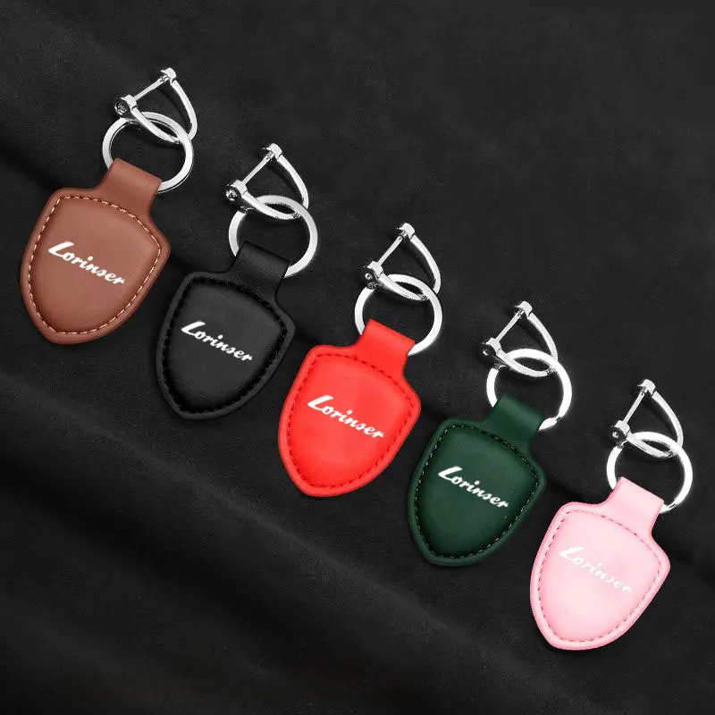 Fashion PU Leather shield key New Men Women Metal Waist Hanging Best Gift jewelry for Lorinser Mercedes Benz LS560MX LX MAYBAC