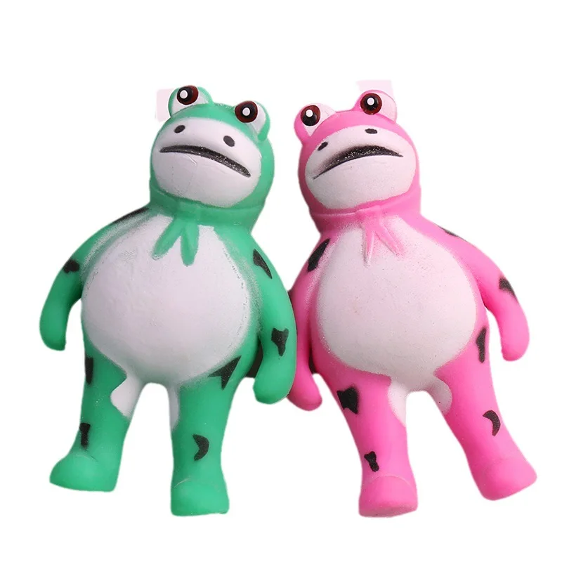 Anti-Stress Toy Frog Creative Decompression Pack Sand Stress Relief Hand Pinch Cartoon Toy Gift Prop J55