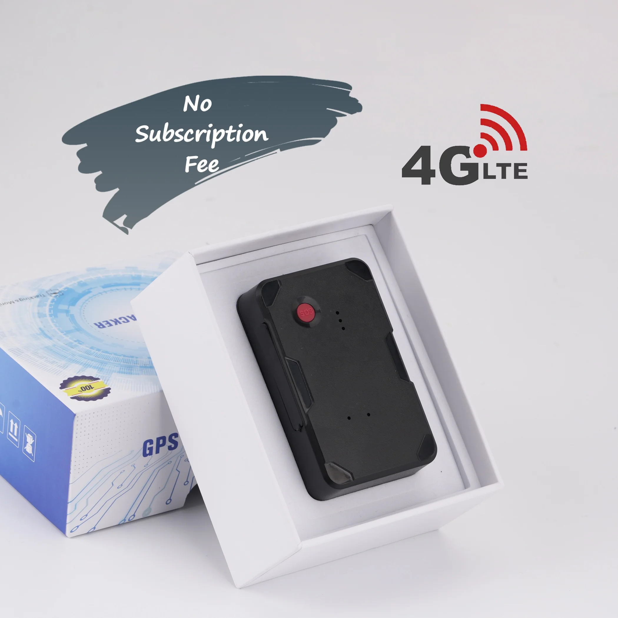 for global 4G Magnetic W07 GPS Tracker 1200-10000mAh for choose Good Product Anti Lost Gsm for 2G Support Android /IOS/PC View