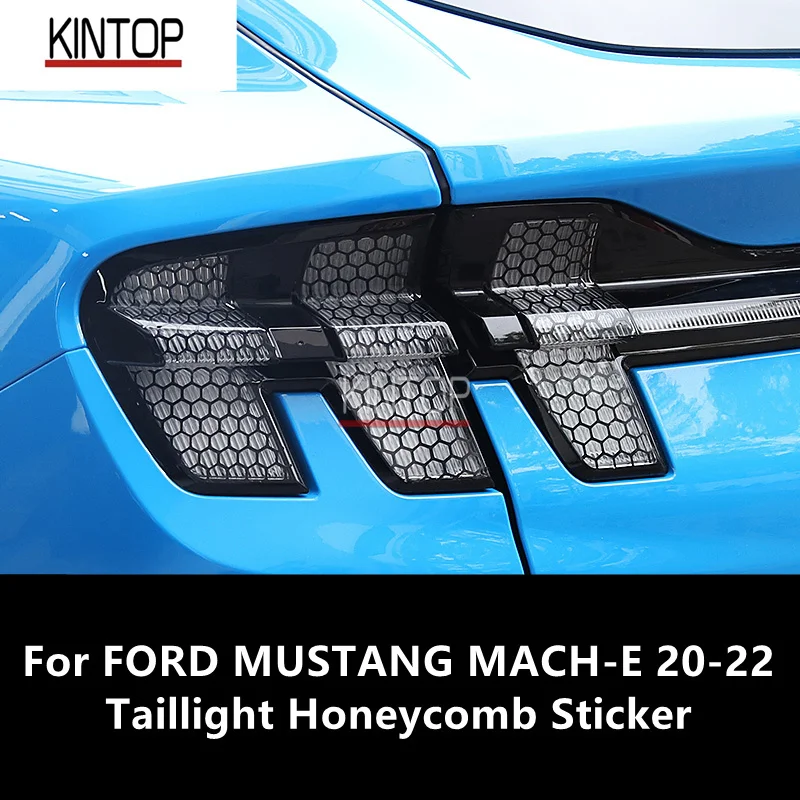 For FORD MUSTANG MACH-E 20-22 Taillight Honeycomb Sticker Exterior Upgrade Accessories Refit