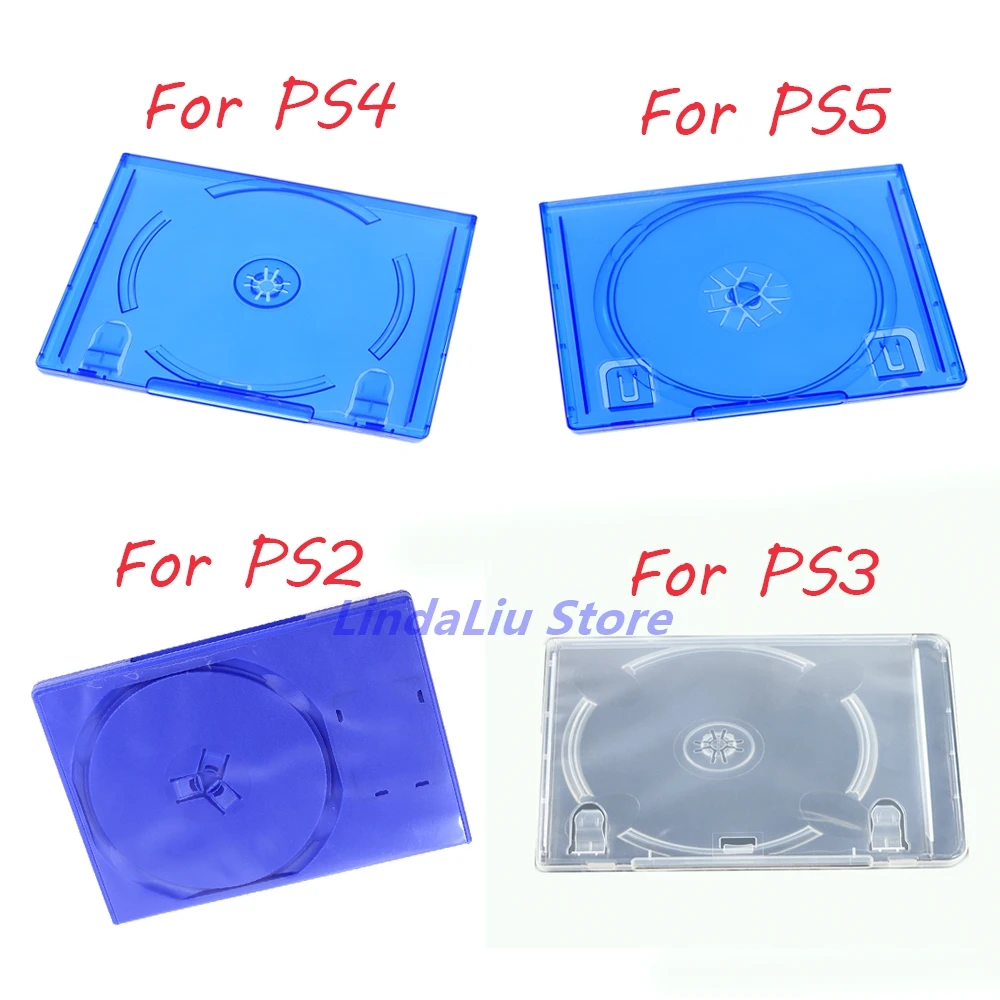 1pc CD Game case protective box for Paystation PS2 PS3 CD DVD Discs Storage box For PS4 PS5 game disk cover case
