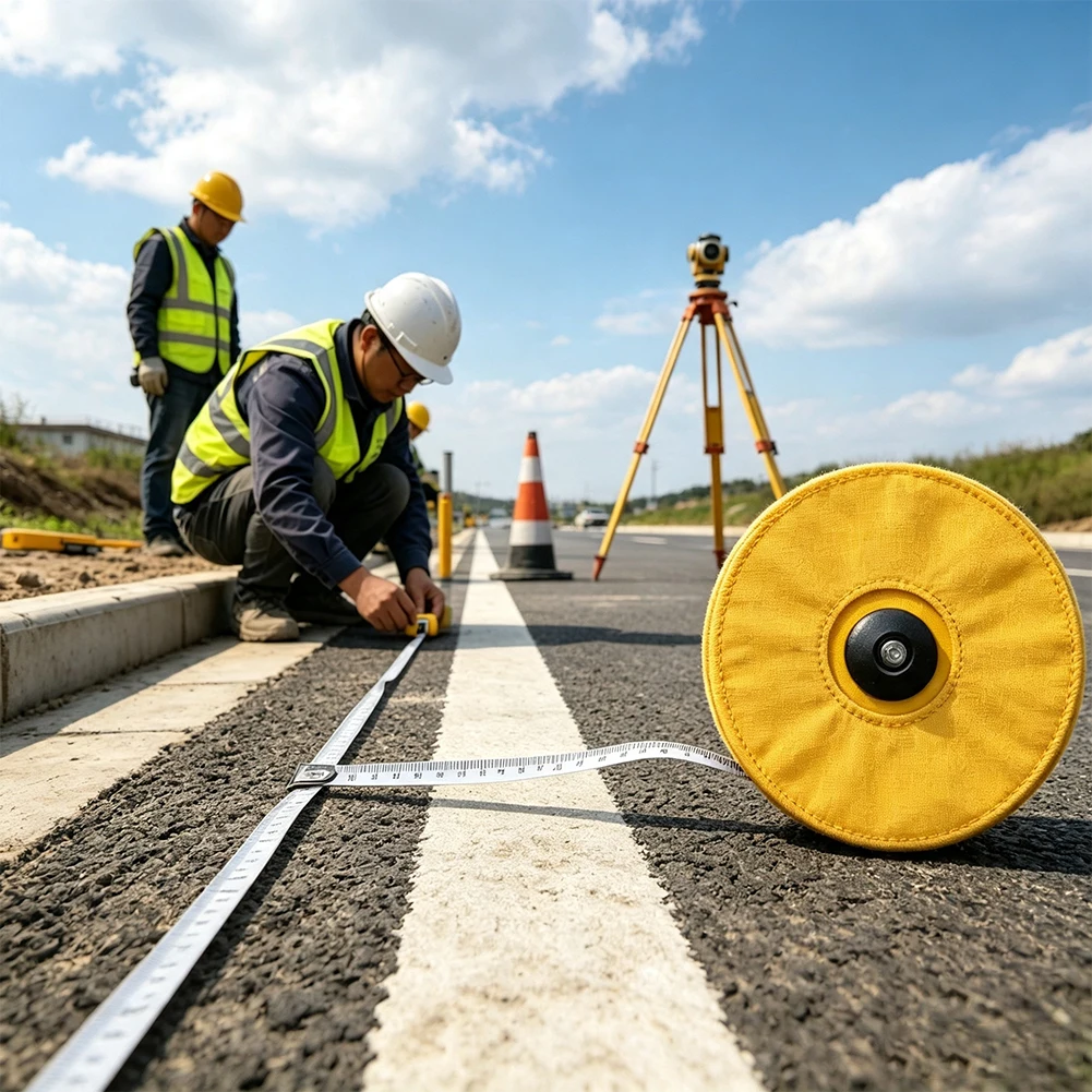 High-Performance Fiberglass Tape Measure with Waterproof Layer Dual-Scale Markings and Enhanced Grip for Field Applications