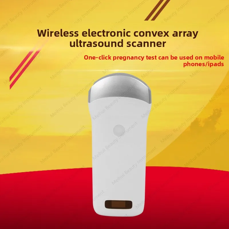Portable Wireless Electronic Convex Array B-ultrasound Machine for Veterinary Pregnancy Detection, B-type Ultrasound Detector