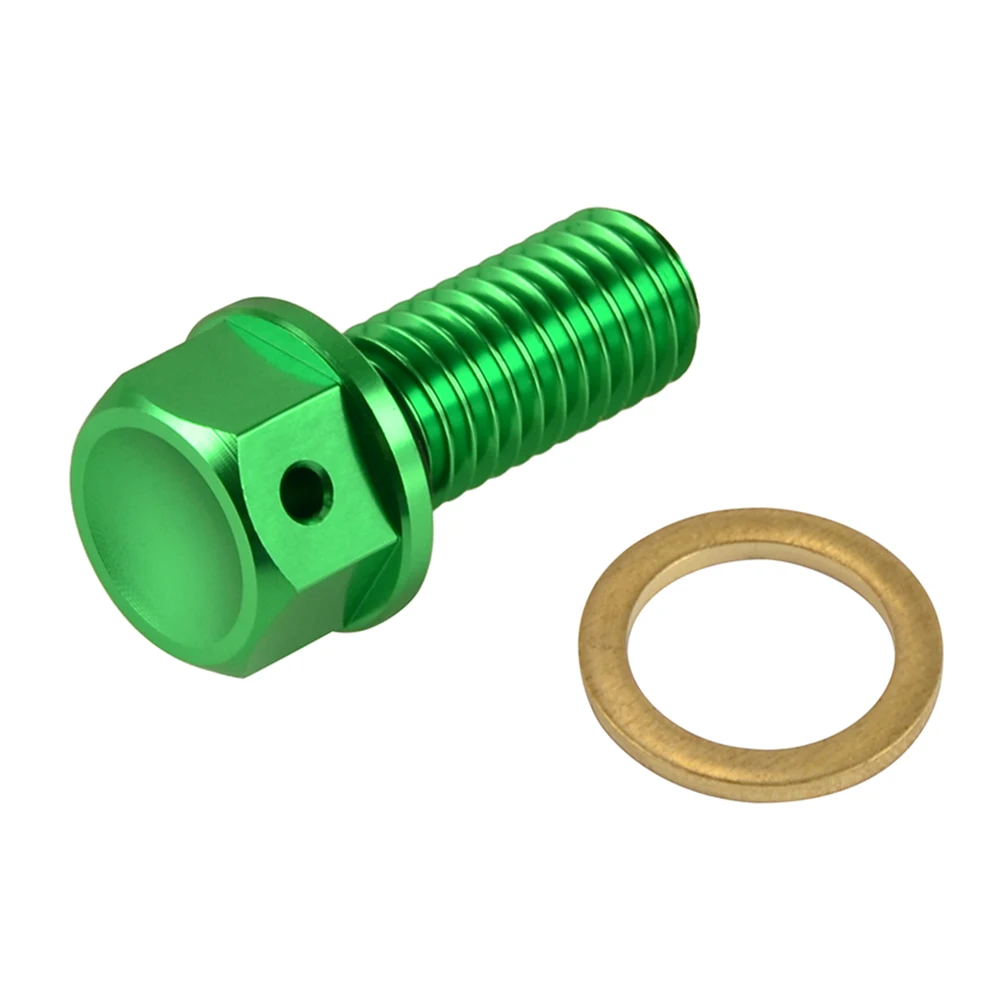Nicecnc parafuso magnético do tampão de drenagem de óleo para kawasaki kx450f kx 450f kxf 450 2006-2015 klx450r klx 450r 2008-2009 2018 2019