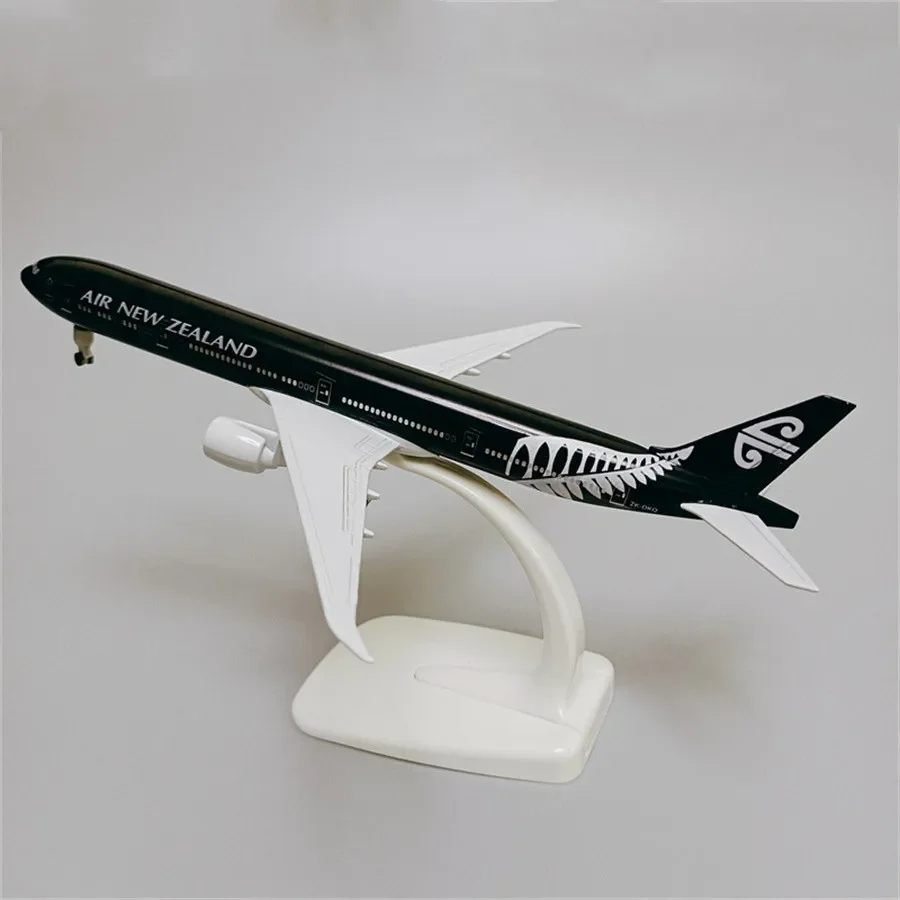 16cm 19cm Black Air NEW ZEALAND Airlines Boeing 777 B777 Airways Diecast Airplane Model Plane Model Alloy Metal Aircraft Gifts