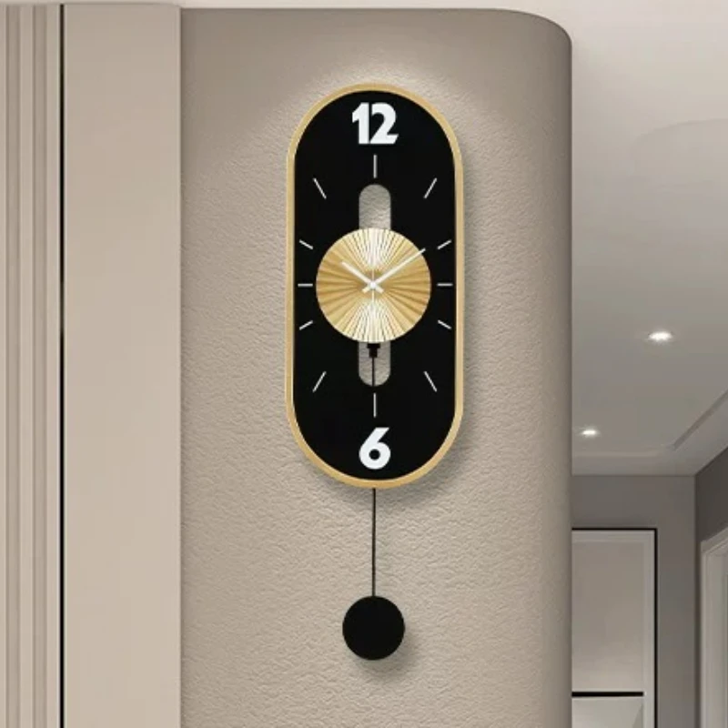 Modern Luxury Wall Clocks Aesthetic Design Creative Minimalist Wall Clocks Living Room Nordic Reloj Pared Ornaments Home Decor