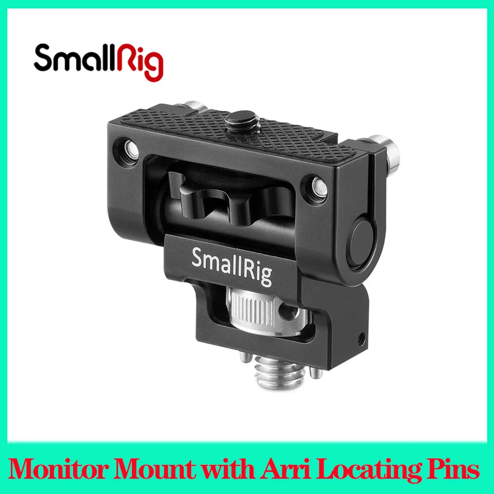 

SmallRig Dual Camera Monitor Holder EVF Support Mount Swivel Monitor Mount with Arri Locating Pins 2174