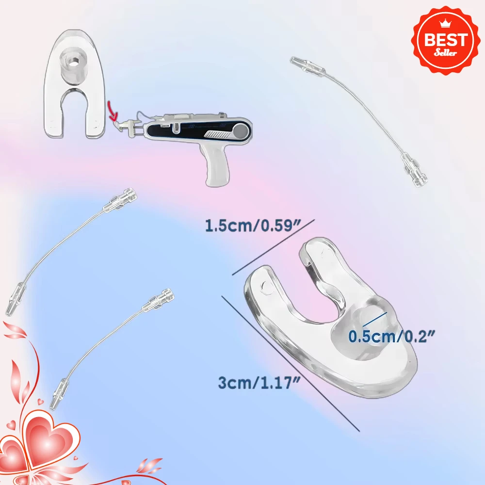 

Disposable catheter plastic plate suitable for Mesotherapy gun beauty equipment accessories Skin Accessories