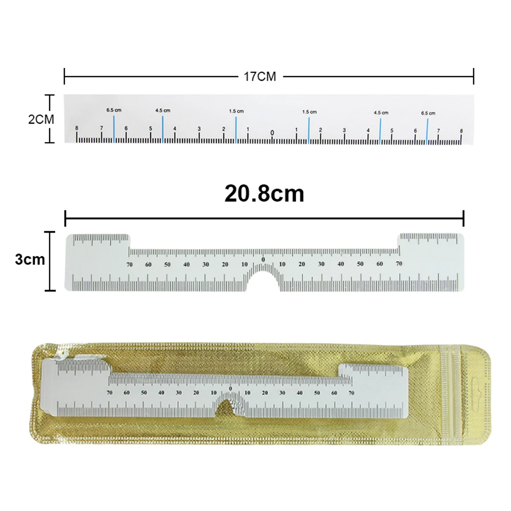 

25pc Microblading Eyebrow Stencil Disposable Eyebrow Ruler Sticker Tattoo Measure Tool for Permanent Makeup PMU Accessory Supply