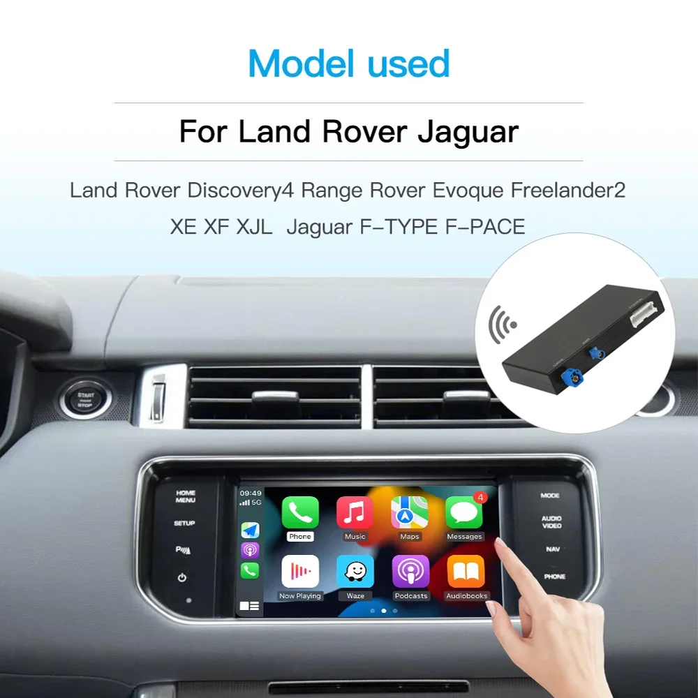 Immagine 3: Per Land Rover Jaguar Bosch Discovery 4 Evoque Freelander 2 XE XF XJL: Mirroring, Airplay, Carplay Wireless, Android Auto