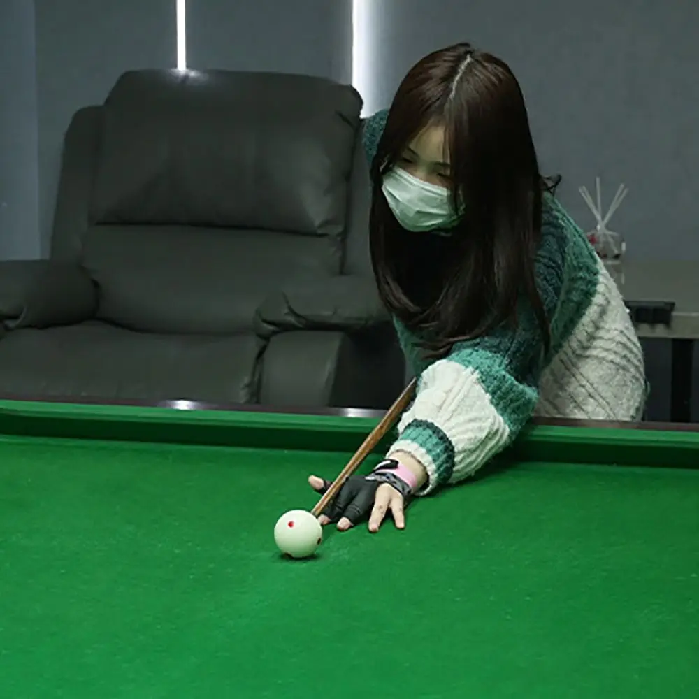 

Durable Spandex Snooker Glove Left Hand Anti Skid Billiard Glove Fitness Accessories Breathable 3 Fingers Glove