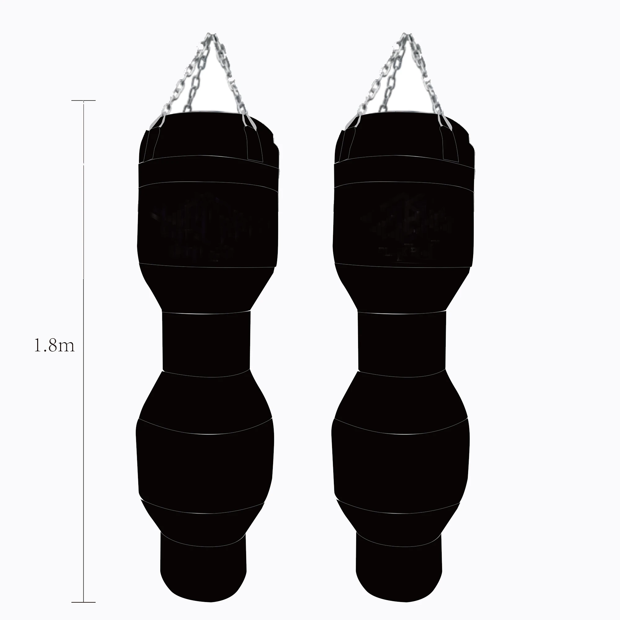 

Heavy Leather PU PVC Filled Hanging Punching Bag Pear Boxing Sandbag with Used Fabric for Training