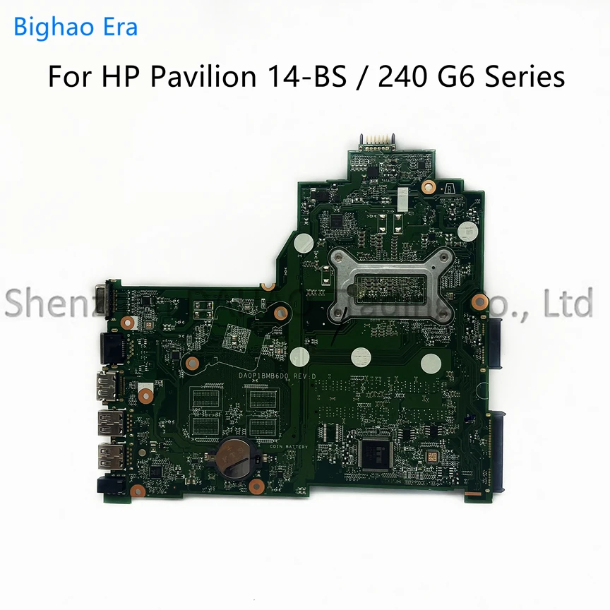 For HP 240 G6 14-BS Laptop Motherboard DA0P1BMB6D0 With Intel 4405U i3 i5-7200U i7-7500U CPU SPS:925422-601 925423-601 100% Work