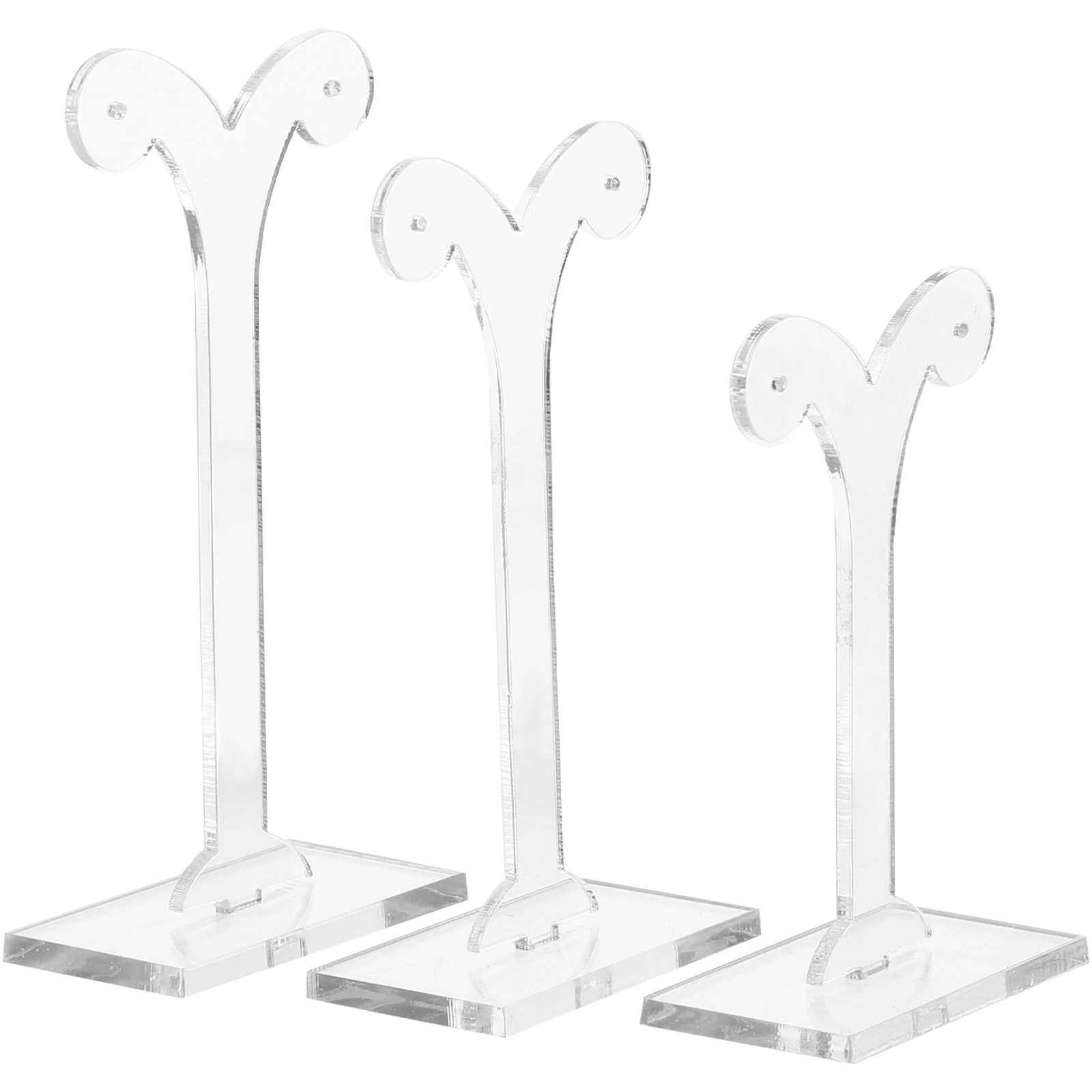 

3 Pcs Earring Display Stand Earrings Stands for Selling Hanging Transparent Acrylic