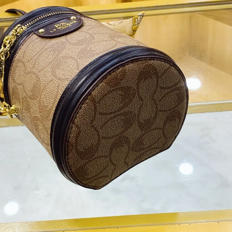 Popular Retro Rice Bucket Beautiful  Bag Women's New High-value Foreign  Versatile Bucket Bag Portable Shoulder Messenger Bag