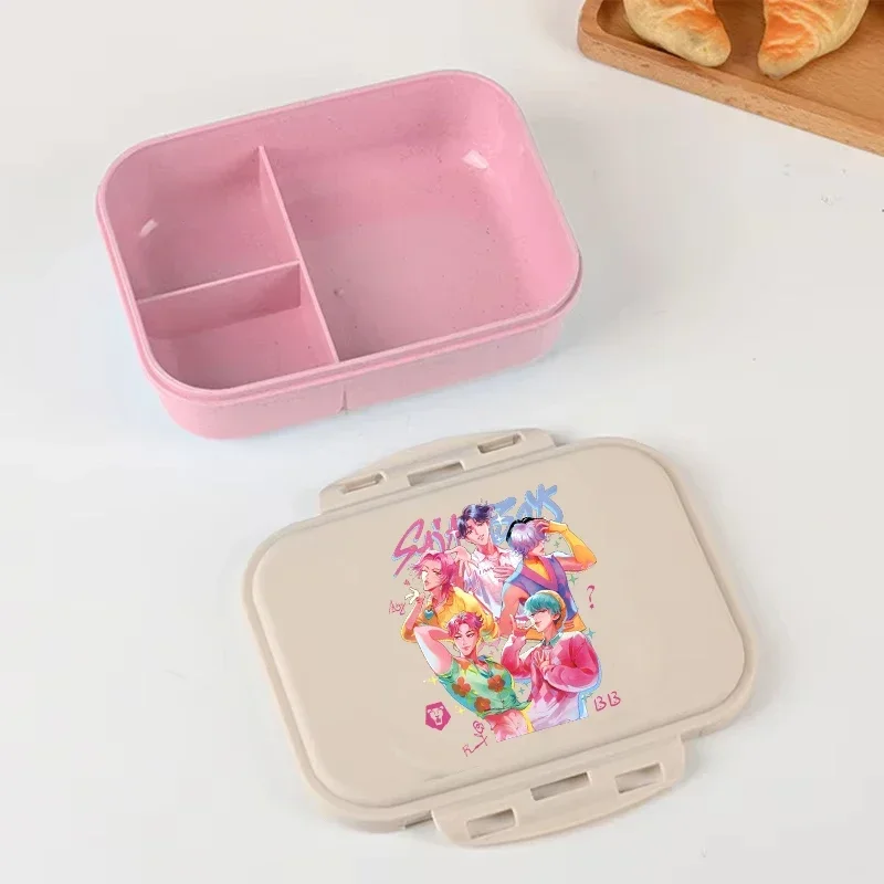 KPOP  Lunch Box Anime Food Storage Containers School Picnic Lunchbox Office Dinner Case Gift - view 4