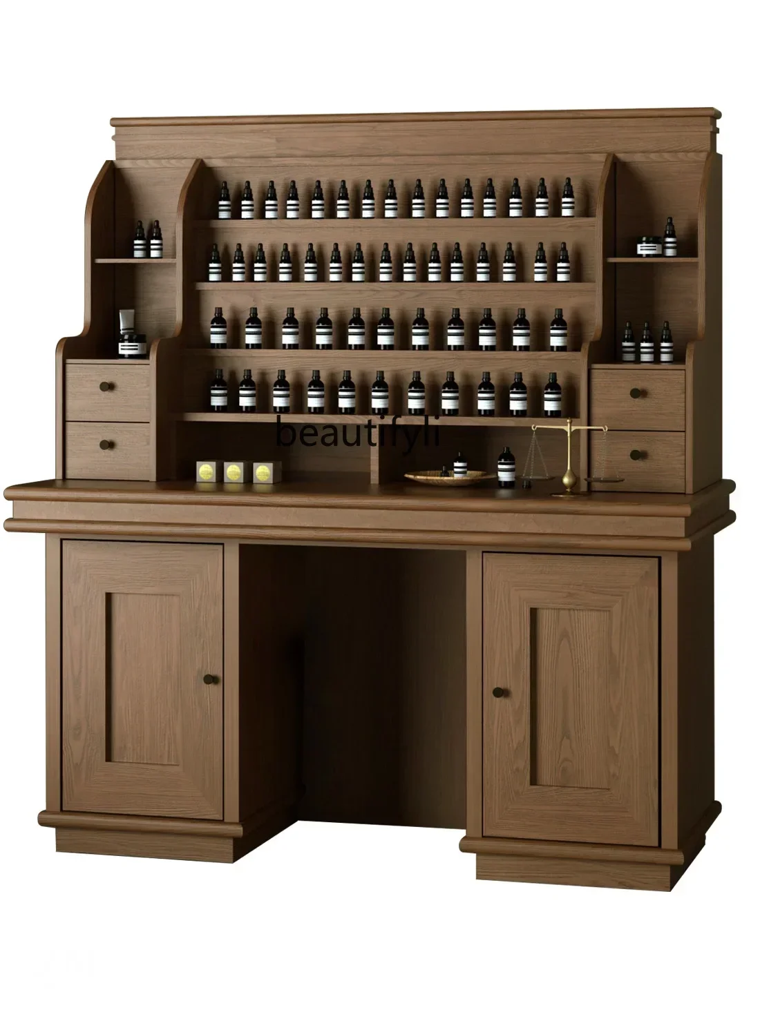 54Incense Table Essential Oil Multi-Layer Cosmetics Display Cabinet Product Display Beauty Salon Club Storage Rack