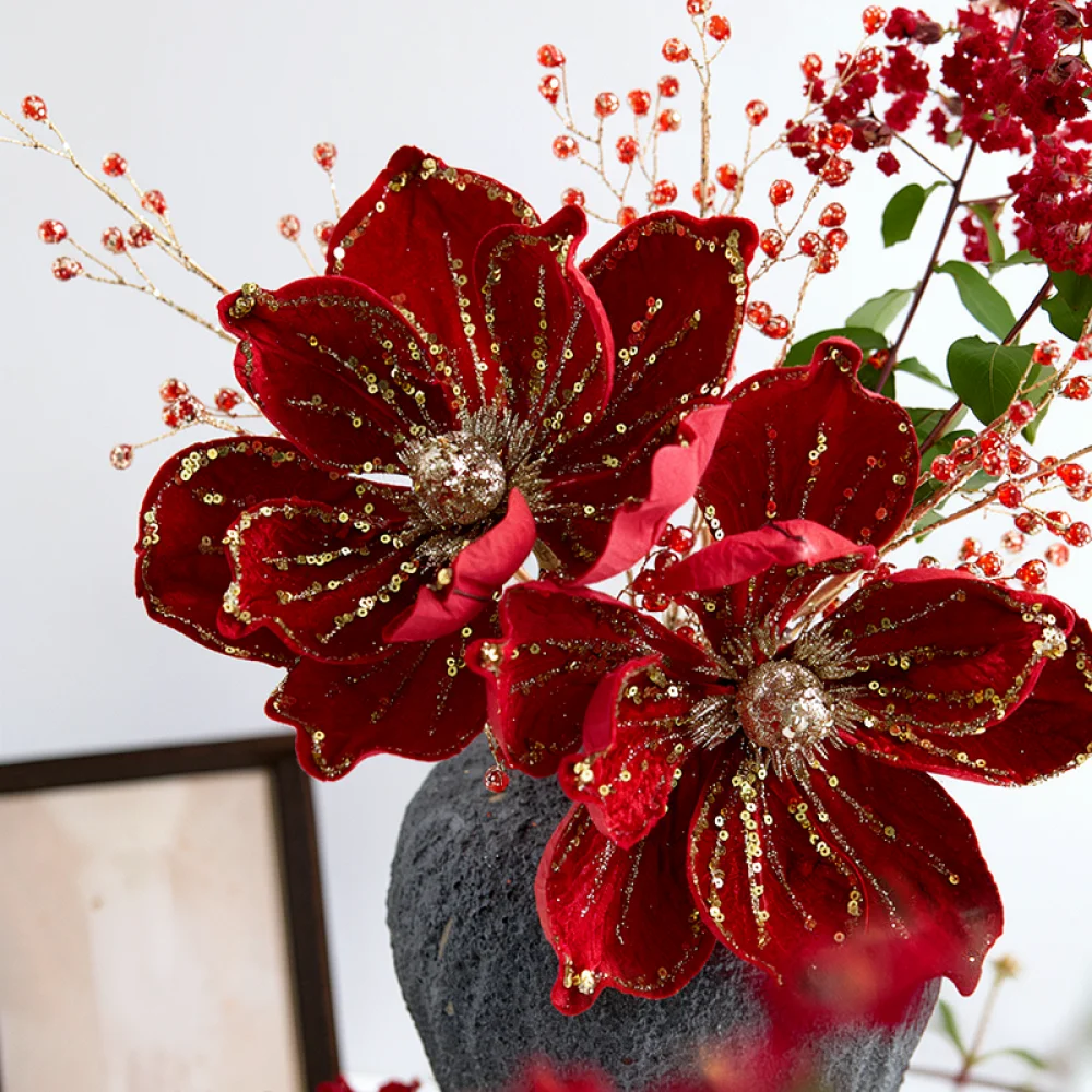 Elegante Tallo de Magnolia Art - Interior Design Xmas reseña y precio