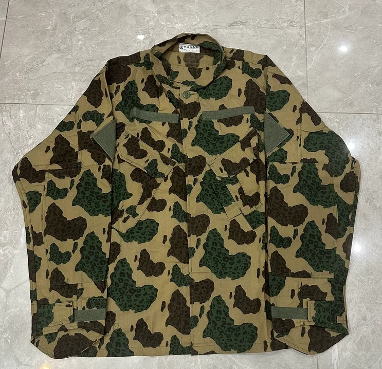 

Libyan Camouflage Uniform Man Spring Suit Green Include Jacket Pants