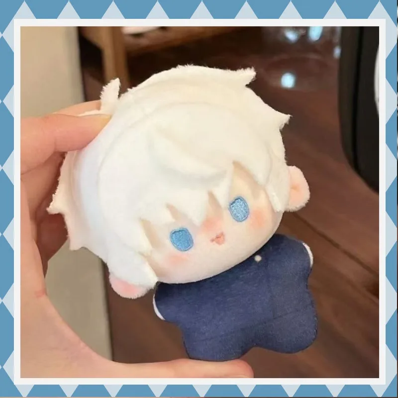 

Плюшевая кукла Jujutsu Kaisen Gojo Satoru, 10 см, милая миниатюрная мягкая игрушка, аниме-фигурка, коллекционный подарок для фанатов, подарок на день рождения