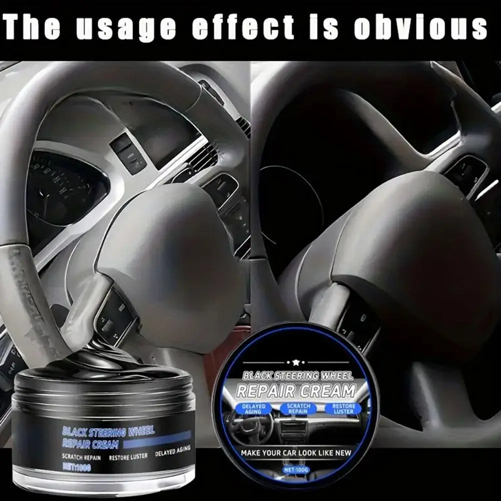 Tire Coating Wax Car Tire Retreading And Film Plating Parts Wax Shiny Auto Rubber Paste Anti-Aging Shine Tire Cream Coating O4Z2