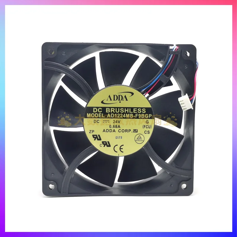 

Adda AD1224MB-F91GP 12038 24V 0.68A 12CM 4Wires Converter Cooling Fan