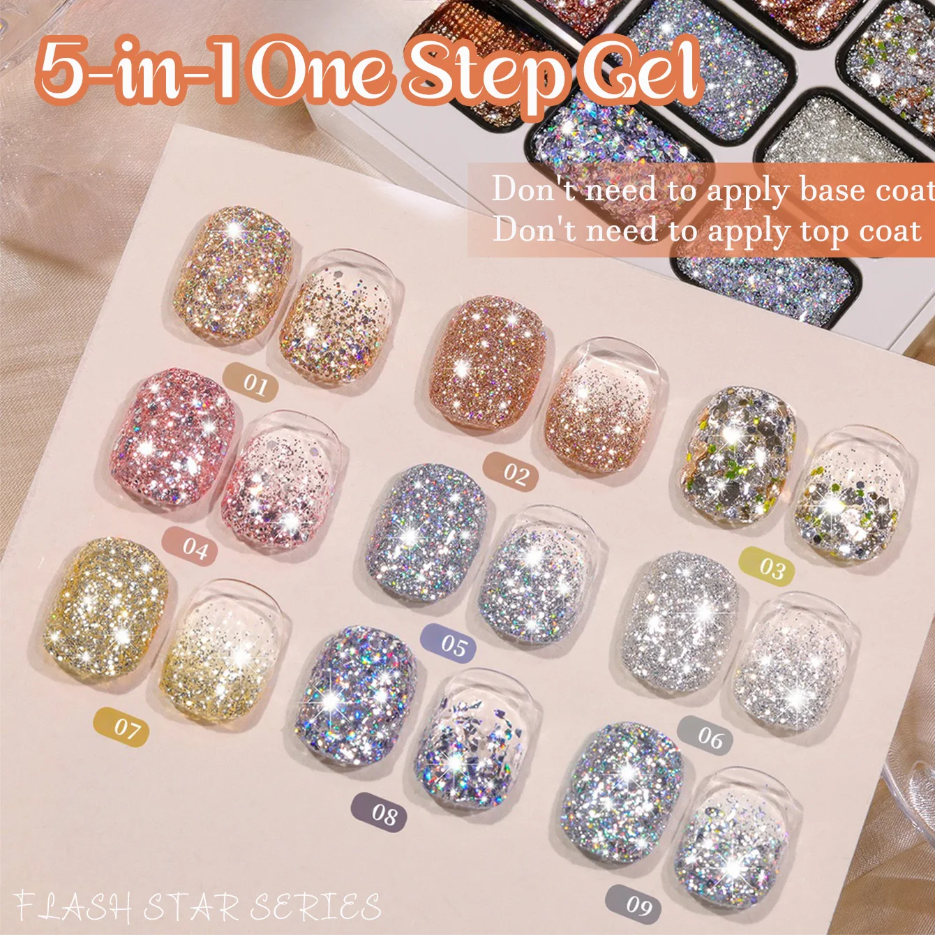 1pcs ZH Popular Small Fragrance Shiny Gel Star River Romantic 2026 Summer Simple Fashion Dopamine Gel Nail Polish