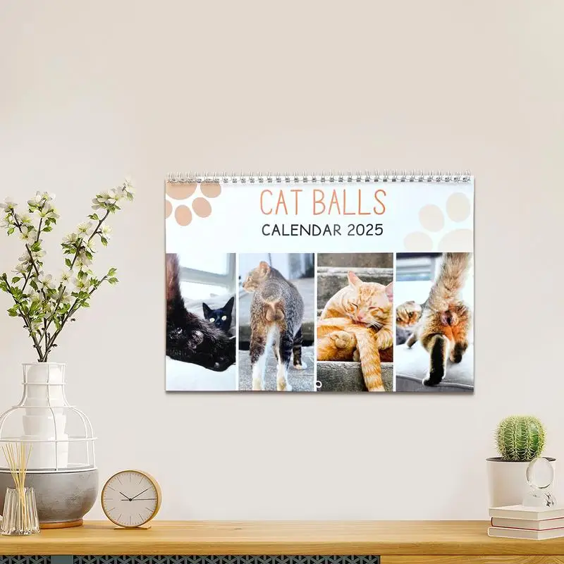 

Настенные календари, настенный планировщик, 12 месяцев, украшение дома, подвесной планировщик расписания, вертикальный квадратный календарь 2025 года для детей и взрослых