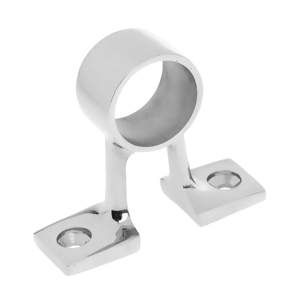 

316 нержавеющая сталь Морская Лодка ручной рельсовый фитинг 90 градусов Центральная стойка кронштейн морская фурнитура для 1 дюйм 25 мм трубки