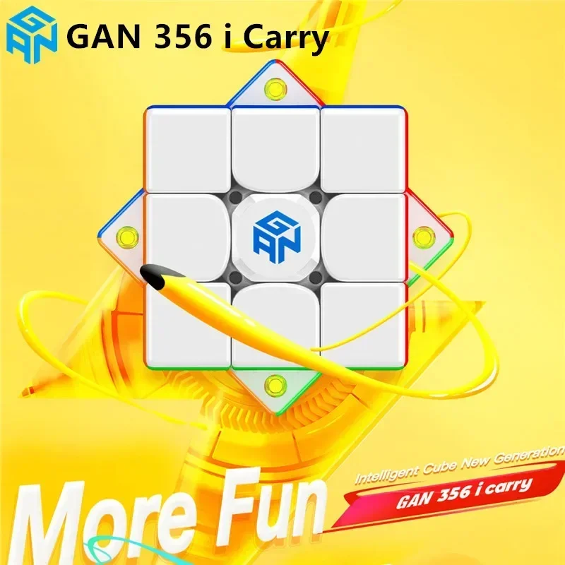 GAN Icarry-Cube Magique Magnétique Intelligent, Puzzle de Vitesse, Jouets Fidget, GAN 356, 3x3x3