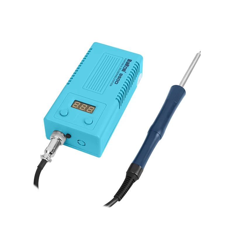

BAKON BK950D Portable Mini Lead Free Digital Display T12/T13 Heating Core 50 Watt Electric Soldering Station for Micro Welding