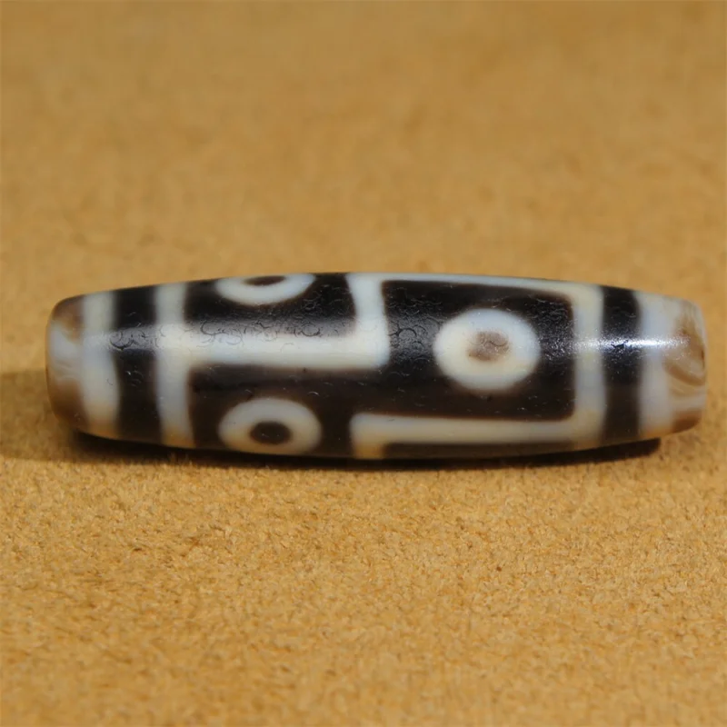 

Oily Smooth Old Agate Ancient Tibetan DZI Beads 6 Eye Totem Amulet Pendant GZI