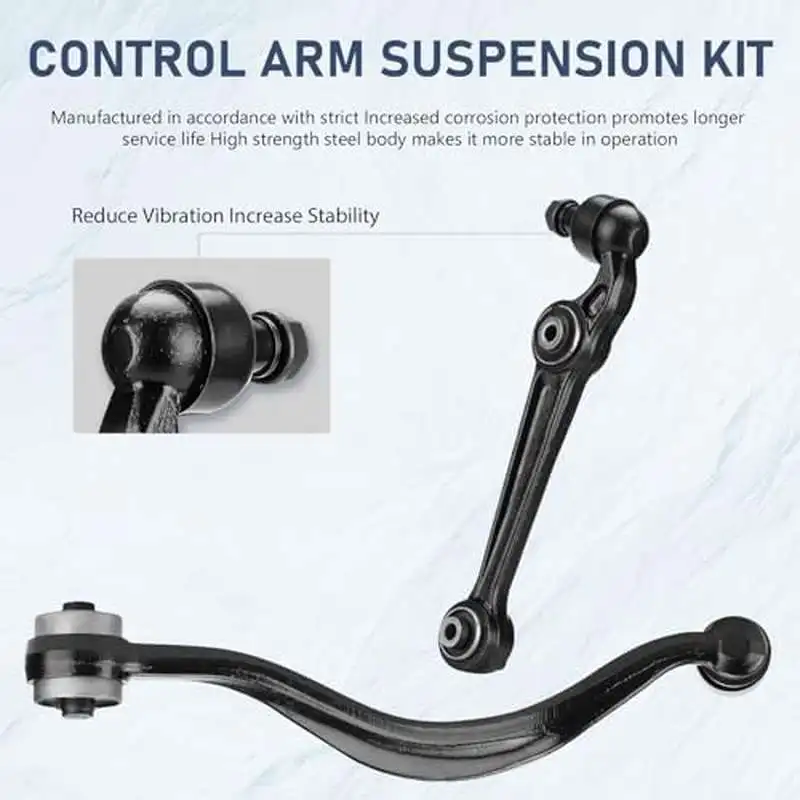 4Front Lower Rear Forward Control Arm，Applicable2007 - 2012Year FordFusionLincolnMKZ 2007 - 2011MercedesMilan，Suspension Kit wit