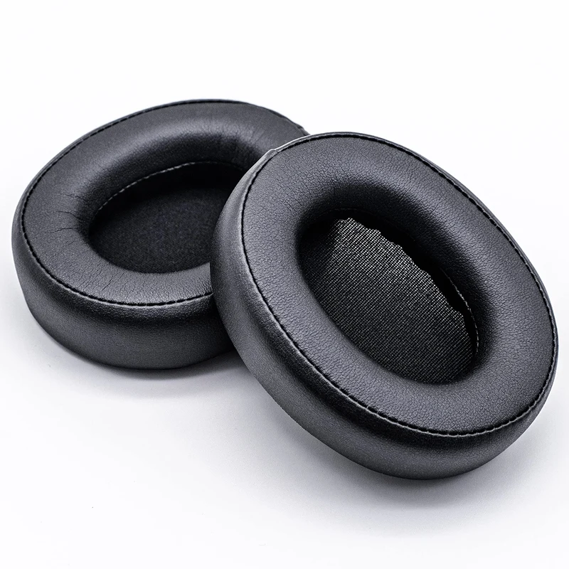 Retail Replacement Ear Pads Cushions For ATH-SR50BT Headphones, Protein Leather/Memory Foam Ear Cushions (Black)